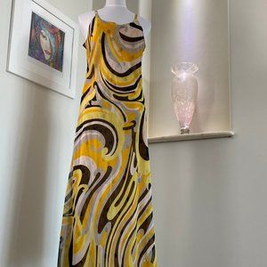 Long Tank Dress-Crepe Material- MED